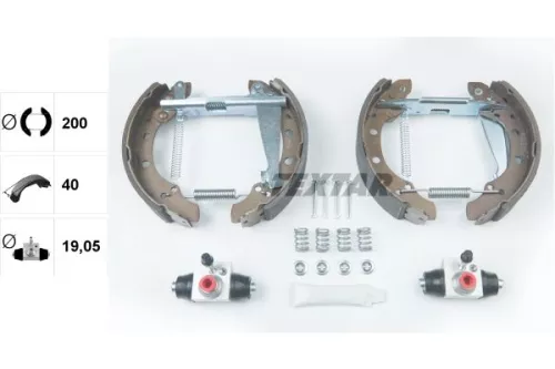 TEXTAR Brake Shoe Set (84044703)