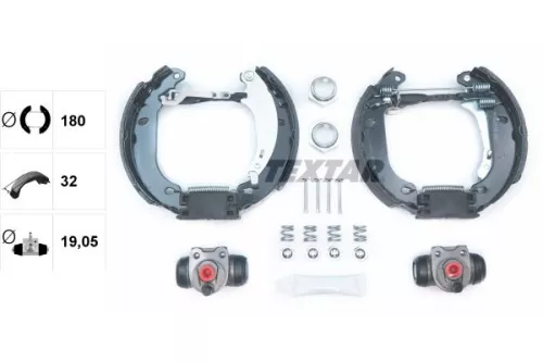 TEXTAR Brake Shoe Set (84053800)