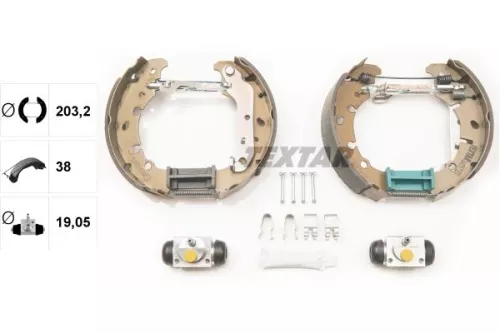 TEXTAR Brake Shoe Set (84057300)