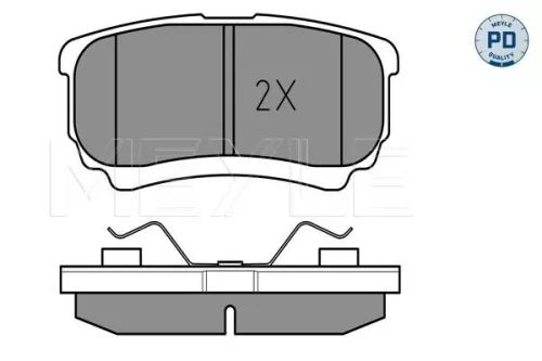 MEYLE Brake Pad Set, disc brake (0252401416/PD)