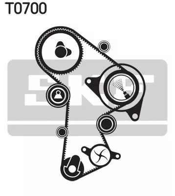SKF Water Pump & Timing Belt Kit (VKMC01148-2)
