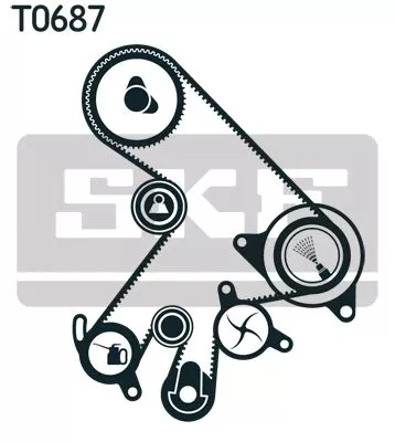 SKF Water Pump & Timing Belt Kit (VKMC91903)