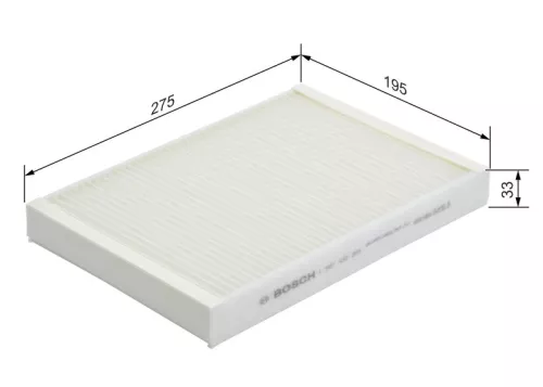 BOSCH Filter, cabin air (1987432205)