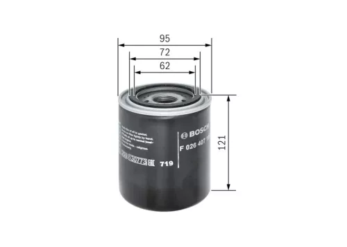 BOSCH Oil Filter (F026407198)