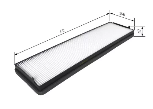 BOSCH Filter, cabin air (1987431157)