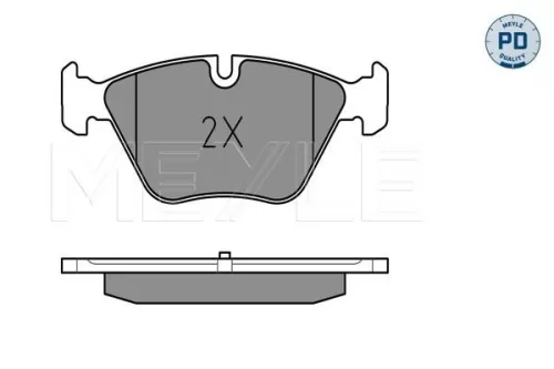 MEYLE 1x Brake Pad Set, disc brake (0252469719/PD)