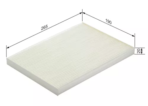 BOSCH Filter, cabin air (1987432238)