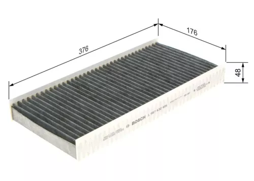 BOSCH Filter, cabin air (1987432406)