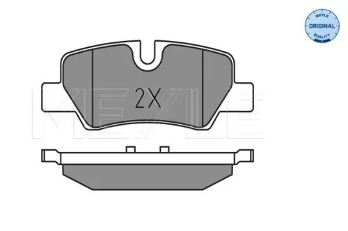 MEYLE Brake Pad Set, disc brake (0252598016)