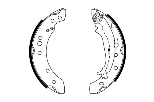 BOSCH Brake Shoe Set (0986487746)