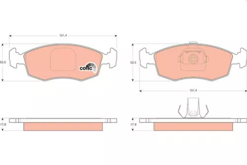 Brake Pad Set, disc brake