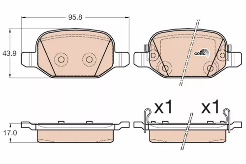 Brake Pad Set, disc brake
