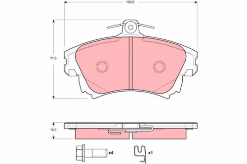 Brake Pad Set, disc brake