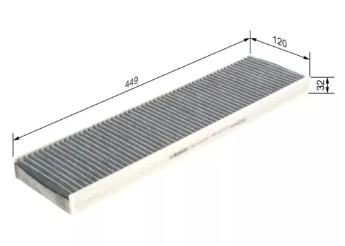 BOSCH Filter, cabin air (1987435537)