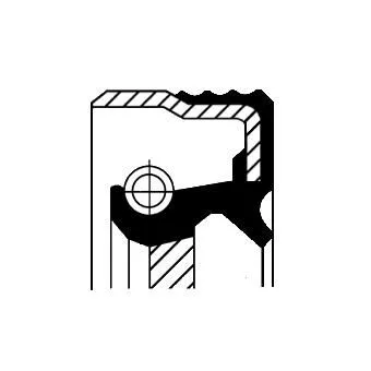 CORTECO Shaft Seal, differential (01029803B)