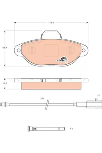Brake Pad Set, disc brake