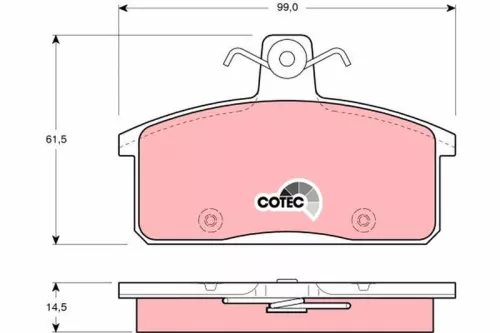 Brake Pad Set, disc brake