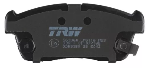 TRW Brake Pad Set, disc brake (GDB3359)
