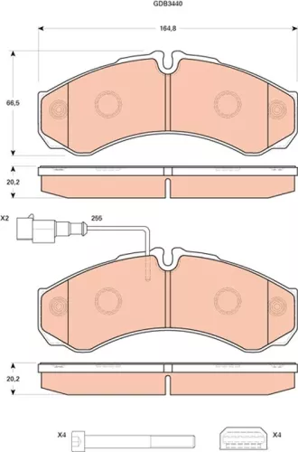 Brake Pad Set, disc brake
