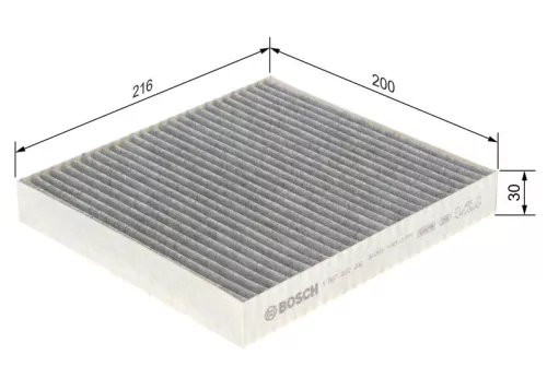 BOSCH Filter, cabin air (1987432416)