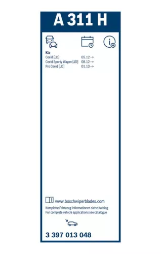BOSCH Wiper Blade (3397013048)