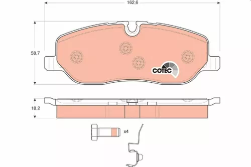 Brake Pad Set, disc brake