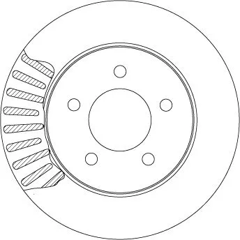 TRW Brake Disc (DF4508)