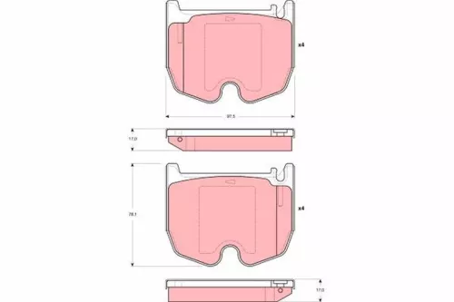 Brake Pad Set, disc brake