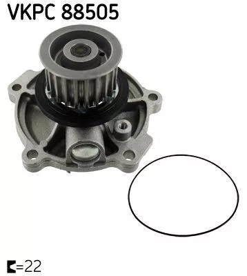 SKF Water Pump, engine cooling (VKPC88505)