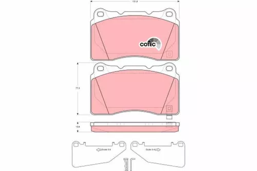 Brake Pad Set, disc brake