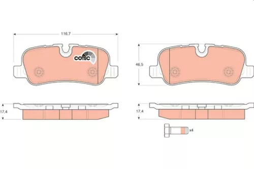 Brake Pad Set, disc brake