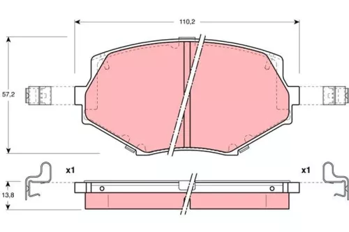 Brake Pad Set, disc brake