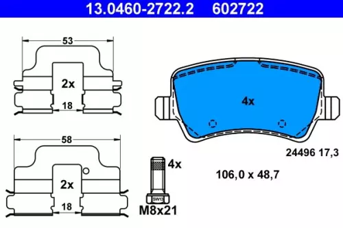 Brake Pad Set, disc brake