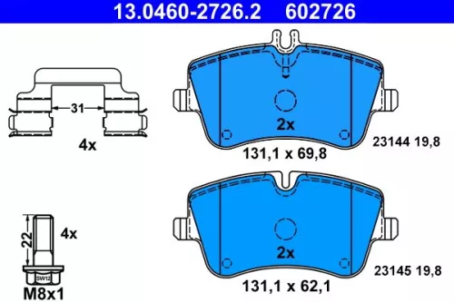 Brake Pad Set, disc brake