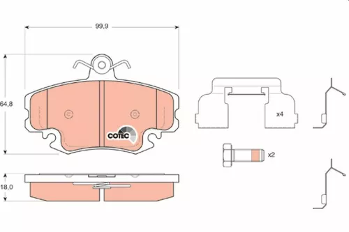 Brake Pad Set, disc brake