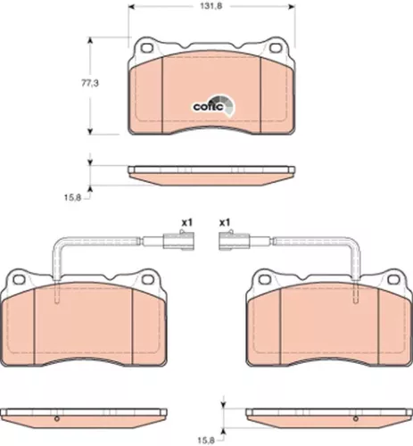 Brake Pad Set, disc brake