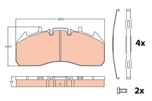 Brake Pad Set, disc brake