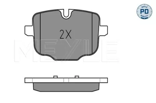 MEYLE Brake Pad Set, disc brake (0252470318/PD)