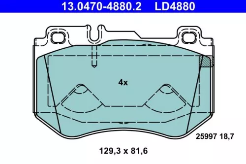 Brake Pad Set, disc brake