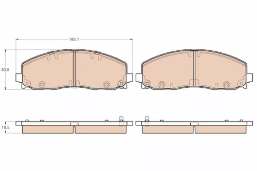 Brake Pad Set, disc brake