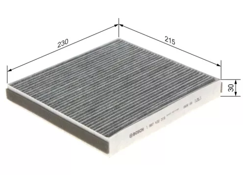 BOSCH Filter, cabin air (1987432319)