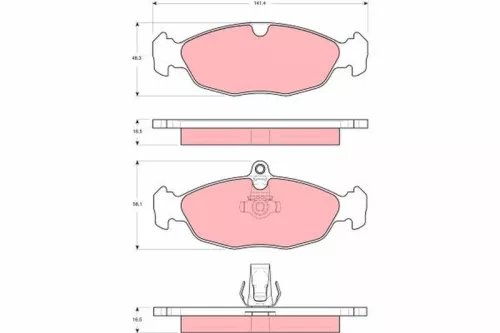 Brake Pad Set, disc brake