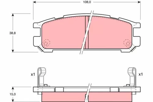 Brake Pad Set, disc brake