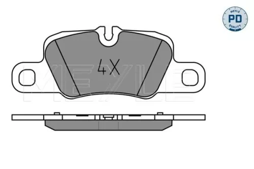MEYLE Brake Pad Set, disc brake (0252455416/PD)