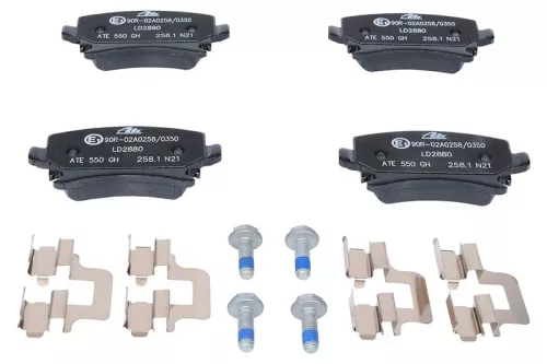 ATE Brake Pad Set, disc brake (13.0470-2880.2)