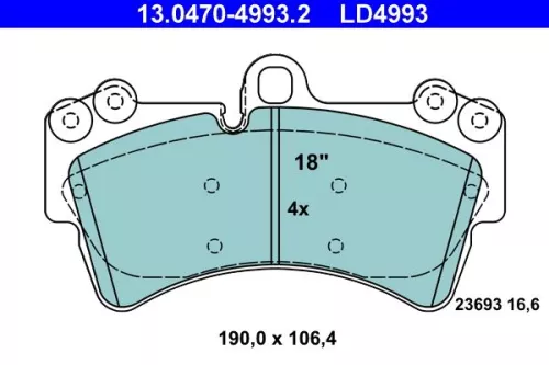 Brake Pad Set, disc brake
