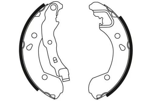 TRW Brake Shoe Set (GS8470)