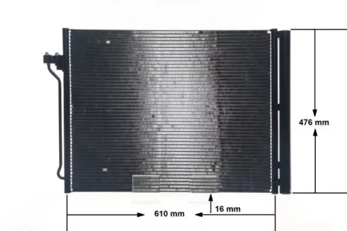 MAHLE Condenser, air conditioning (AC463000S)