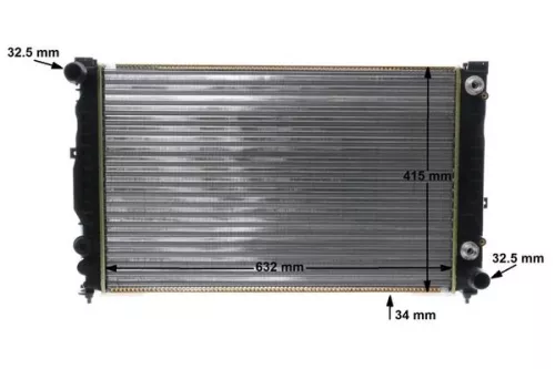 MAHLE Radiator, engine cooling (CR648000S)