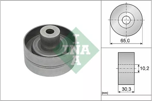 Schaeffler INA Deflection/Guide Pulley, V-ribbed belt (532091010)